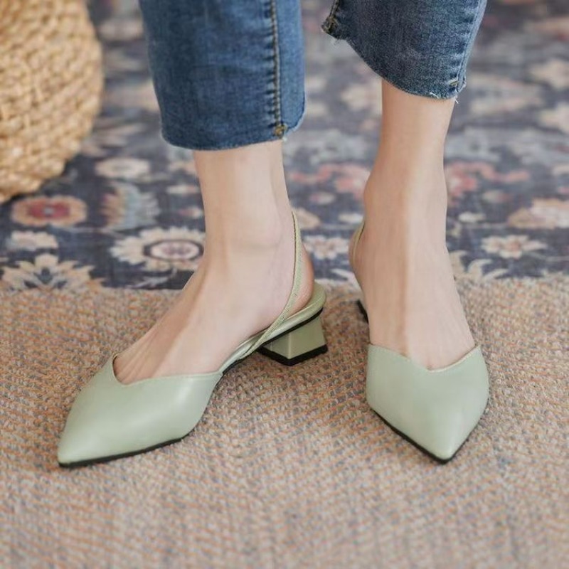 2026 Green Low Heel Strap High - Sandals review and price