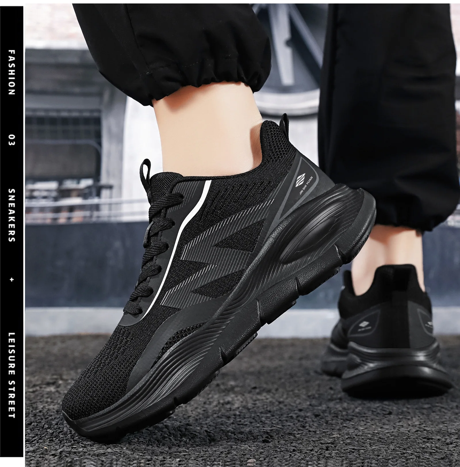 Men Mesh Running Sneakers Ligh - Shock Absorbing Gym Trainers review and price